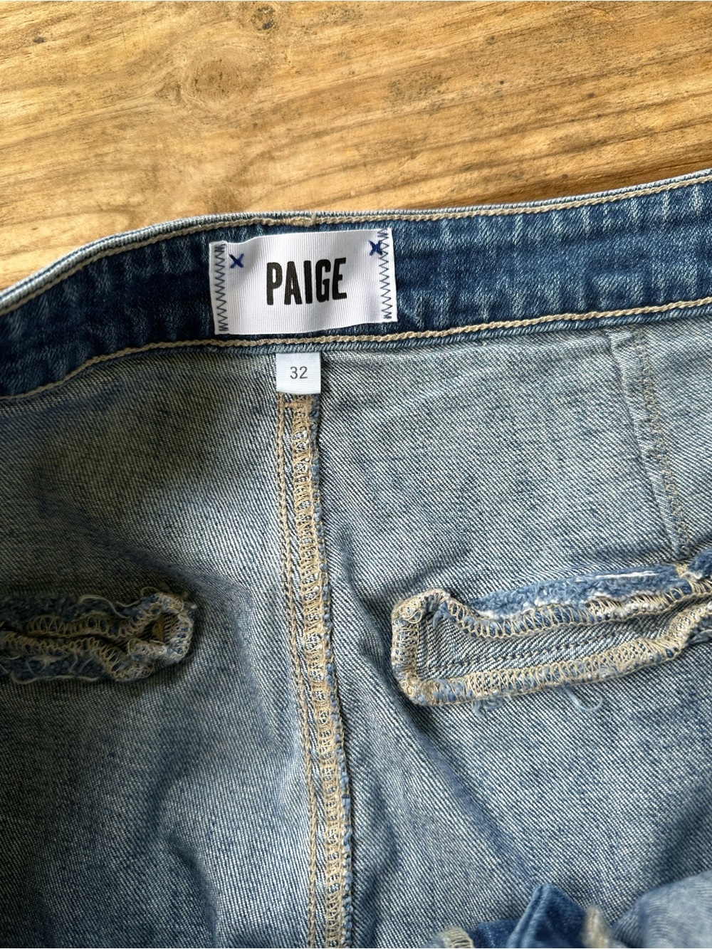 Paige Nellie Barrel leg Culotte jeans Hyden 32 - Picture 3 of 8